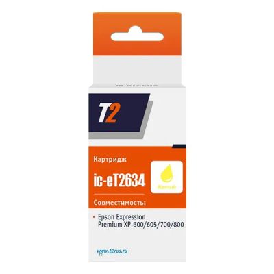 Лот: 24550561. Фото: 1. Картридж T2 IC-ET2634/T2634. Картриджи, расходные материалы