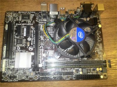 Лот: 10451401. Фото: 1. Мат. плата GigaByte H87M-HD3 HDMI... Компьютеры в сборе