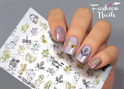 Лот: 12017332. Фото: 1. слайдер дизайн fashion nails galaxy... Украшения, дизайн ногтей