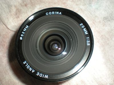 Лот: 13373736. Фото: 1. Cosina 20mm f/3.8 MC c переходником... Объективы