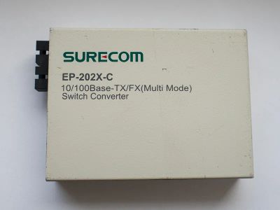 Лот: 4629676. Фото: 1. Медиаконвертер-коммутатор Surecom... Маршрутизаторы (роутеры)