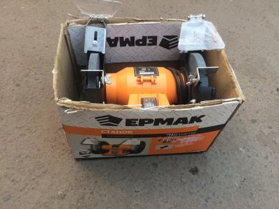 Лот: 9865473. Фото: 1. Станок заточной Ермак ЗС-150/150. Электроинструмент