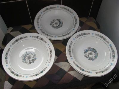 Лот: 930903. Фото: 1. тарелки глубокие - советский общепит. Фарфор, керамика