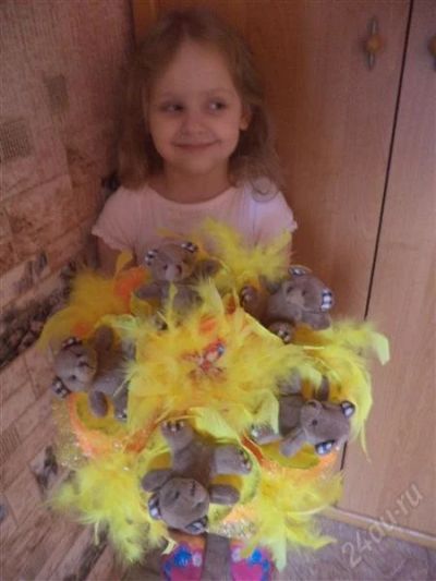 Лот: 2811951. Фото: 1. букет из игрушек 5. Сувенирные мелочи