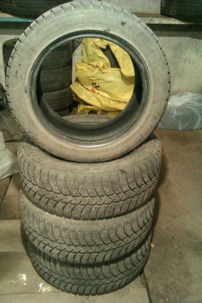 Лот: 4634716. Фото: 1. Шины зимние Bridgestone Ice Cruiser... Шины