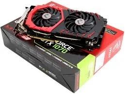 Лот: 12682536. Фото: 1. MSI GeForce GTX 1070 gamingx. Видеокарты