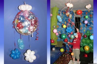 Лот: 5829751. Фото: 1. Шар-сюрприз "Детский праздник". Воздушные шары