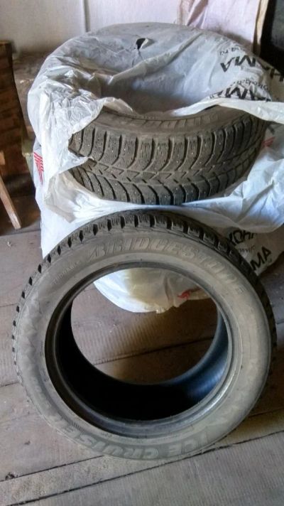 Лот: 11865321. Фото: 1. Комплект bridgestone ice cruiser... Шины
