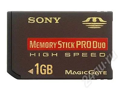 Лот: 187149. Фото: 1. Memory Stick PRO Duo "SONY" 1Gb. USB-флеш карты