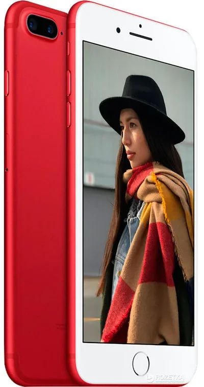 Лот: 10790243. Фото: 1. iPhone 7 plus 128gb RED б/у на... Смартфоны