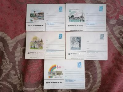 Лот: 25376332. Фото: 1. Конверты СССР 1979, 1980 гг. Чистые. Открытки, конверты