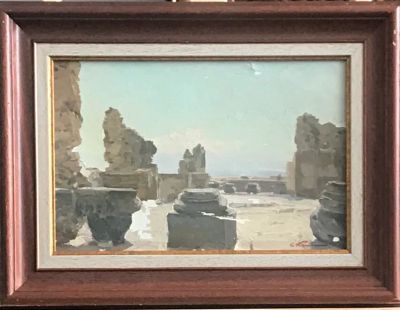 Лот: 23452830. Фото: 1. Картина "Херсонес" от народного... Картины, гравюры