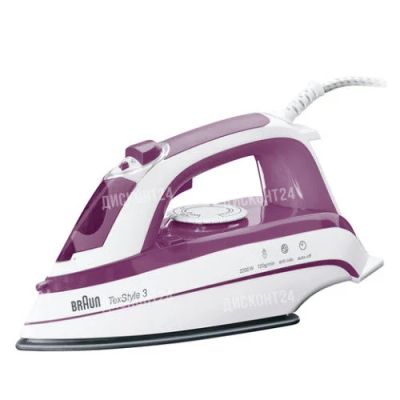 Лот: 14396043. Фото: 1. Утюг Braun TS 365 A розовый. Утюги, парогенераторы, отпариватели