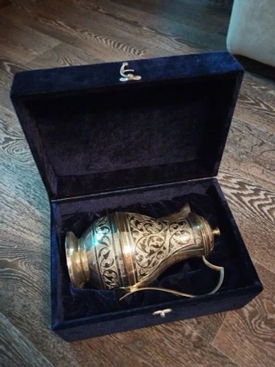 Лот: 22555501. Фото: 1. Серебрянный Кувшин 639.5гр/925. Кувшины, графины