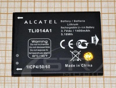 Лот: 4995467. Фото: 1. Аккумулятор Alcatel TLi014A1 1400... Аккумуляторы