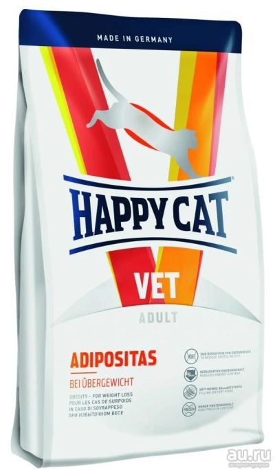 Лот: 11699675. Фото: 1. Happy Cat (Хэппи Кэт) 1,4кг сухой... Корма