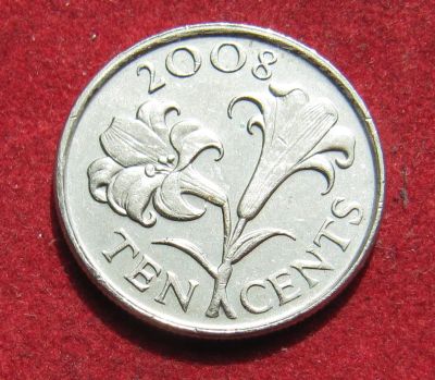 Лот: 20285069. Фото: 1. Бермуды 10 центов, 2008 г. Америка