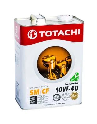 Лот: 3481782. Фото: 1. Totachi Eco Gasoline 10w-40, полусинтетика... Масла, жидкости