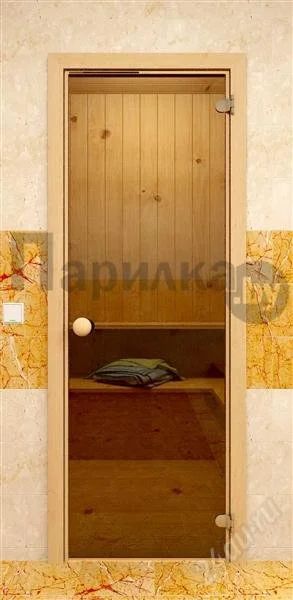 Лот: 2550671. Фото: 1. дверь стеклянная для саун и бань... Двери межкомнатные