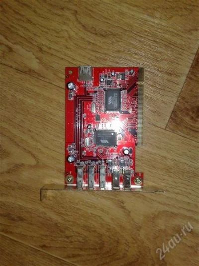 Лот: 2213580. Фото: 1. Адаптер PCI - IEEE-1394 + USB. Платы расширения, контроллеры, доп. порты