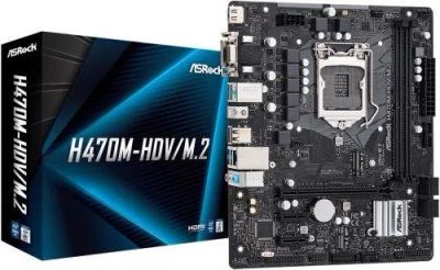 Лот: 17846783. Фото: 1. Asrock H470M-HDV/M.2 H470M-HDV... Материнские платы