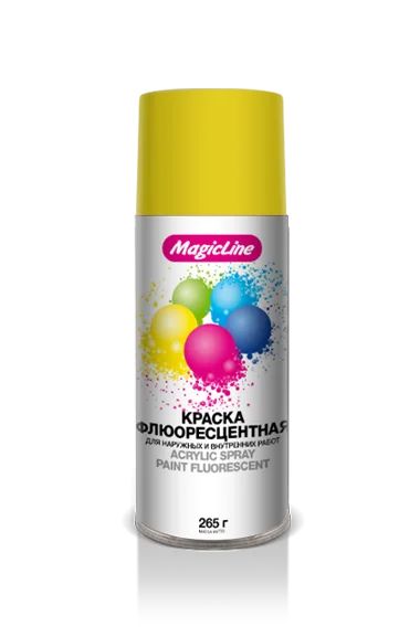 Лот: 12937991. Фото: 1. Краска Флуоресцентная Желтая... Краски, лаки, растворитель