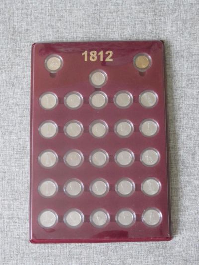 Лот: 6911174. Фото: 1. полный набор монет 1812г " бородино... Россия после 1991 года