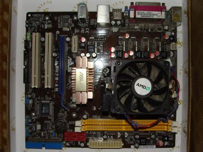 Лот: 4669061. Фото: 1. Материнская плата ASUS m3n78-am... Материнские платы