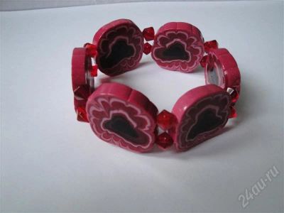 Лот: 345745. Фото: 1. Изделия из полимерной глины,браслет... Браслеты