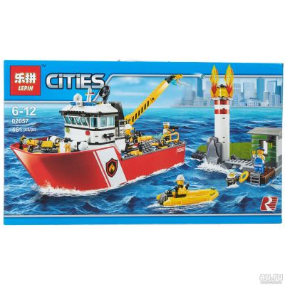 Лот: 13013697. Фото: 1. Конструктор Lepin City Пожарный... Конструкторы