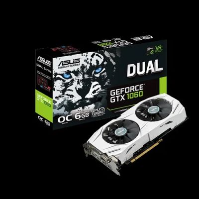 Лот: 12313375. Фото: 1. Asus gtx 1060 dual 6gb. Видеокарты