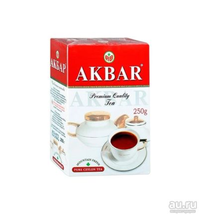 Лот: 16476984. Фото: 1. Чай Акбар (кр. лист) Красно-белый... Чай, кофе, какао