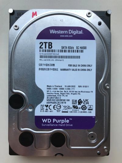 Лот: 25797068. Фото: 1. Неисправный SATA-III 2Tb Western... Жёсткие диски (HDD)