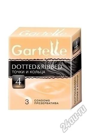 Лот: 5898749. Фото: 1. Презервативы Gartelle Dotted&Ribbed... Презервативы