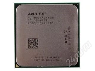 Лот: 4284068. Фото: 1. Процессор AMD Socket AM3+ X4 FX-4100... Процессоры
