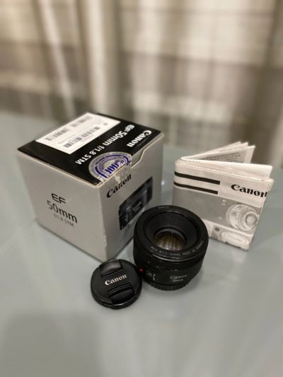 Лот: 17067327. Фото: 1. Объектив Canon EF 50mm f 1.8 STM. Объективы