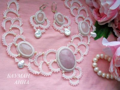 Лот: 9289871. Фото: 1. Комплект украшений "Из пены морской... Комплекты изделий