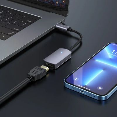 Лот: 25614595. Фото: 1. Адаптер Hoco UA20, Type-C - HDMI... Снегоходы, квадроциклы