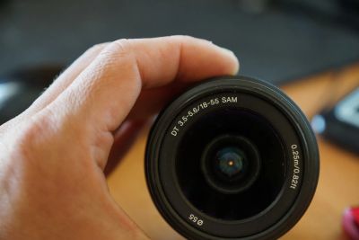 Лот: 20209680. Фото: 1. Sony DT 3.5-5.6/18-55 SAM. Объективы