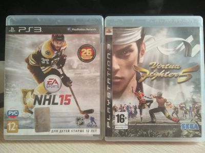 Лот: 13998082. Фото: 1. NHL15 и Virtua Fighter 5. Игры для консолей
