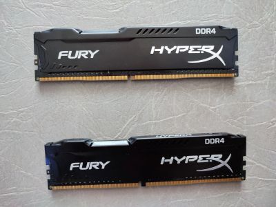 Лот: 19333724. Фото: 1. Kingston HyperX DDR4 16 GB (2x8... Оперативная память