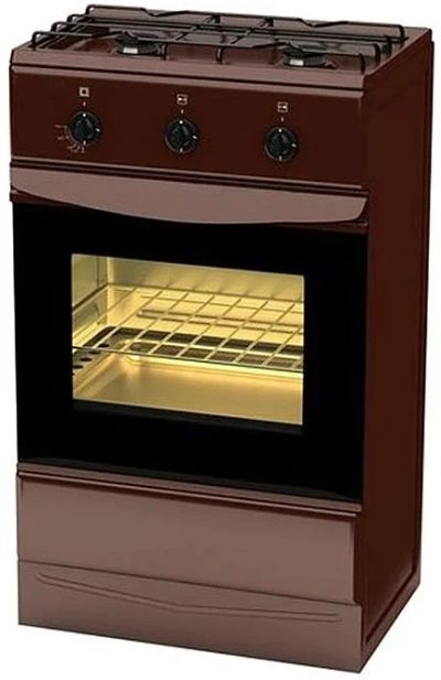 Лот: 16423827. Фото: 1. Газовая плита Terra GS5203 / коричневый... Плиты, духовые шкафы, варочные поверхности