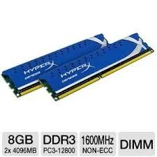 Лот: 10456837. Фото: 1. 8GB (2 x 4Gb) Kingston HyperX... Оперативная память
