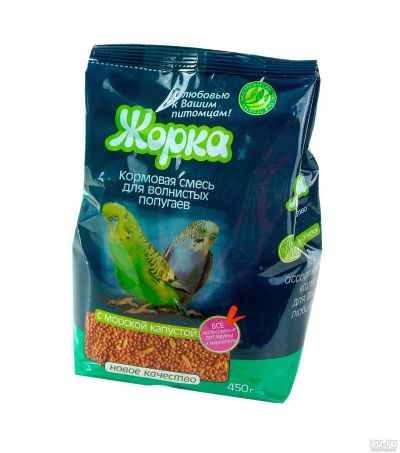 Лот: 16775171. Фото: 1. Жорка для волнистых попугаев Морская... Корма