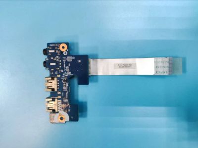 Лот: 24915691. Фото: 1. Б/У плата с разъемами USB, Audio... Запчасти для ноутбуков