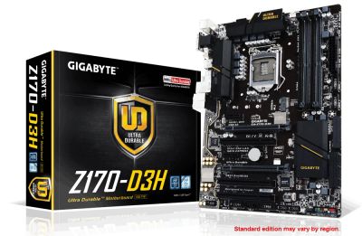 Лот: 13617489. Фото: 1. Материнская плата GA-Z170P-D3... Материнские платы