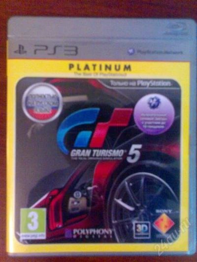 Лот: 1799194. Фото: 1. Gran Turismo 5 Новый для PS3. Игры для консолей