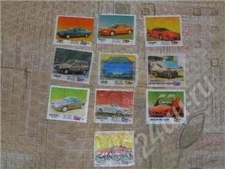 Лот: 225217. Фото: 1. Вкладыши от жевательной резинки... Наклейки, карточки, вкладыши