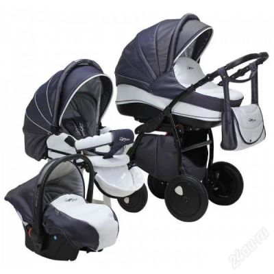 Лот: 1605406. Фото: 1. tutis zippy 3 в 1 leather б\у... Коляски