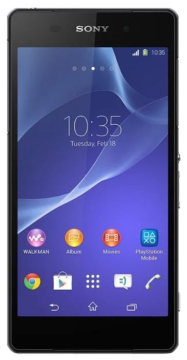 Лот: 4292403. Фото: 1. Sony Xperia Z2 черный (на гарантии... Смартфоны